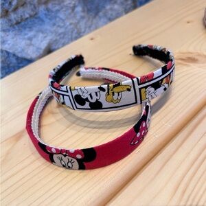 Disney Minnie Mouse and Pluto Hairband Duo - Red and Black